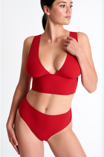 Bas de bikini taille haute