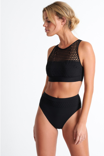 Bas de bikini taille haute