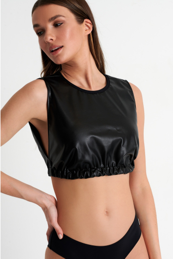 Fashion high neck bikini top