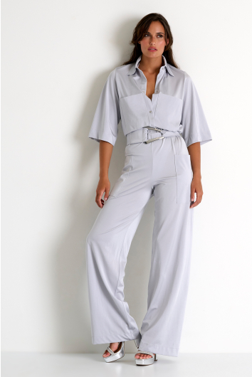 Chrome effect jumpsuit