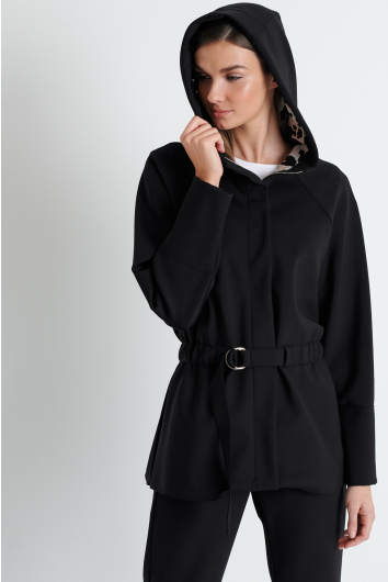 Manteau à capuche 