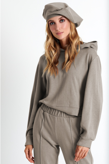 Puff sleeve hoodie