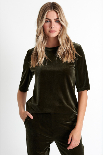 Classic velvet shirt