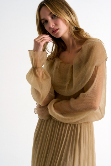 Chemisier en mesh vintage