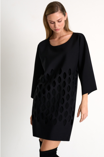 Robe à découpes en pétales