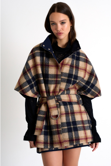 Manteau de laine sans manche