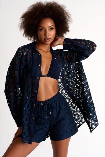 Élégant short en dentelle 