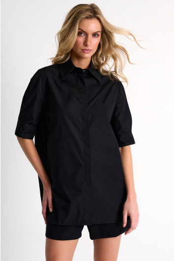 Chemise en popeline de coton