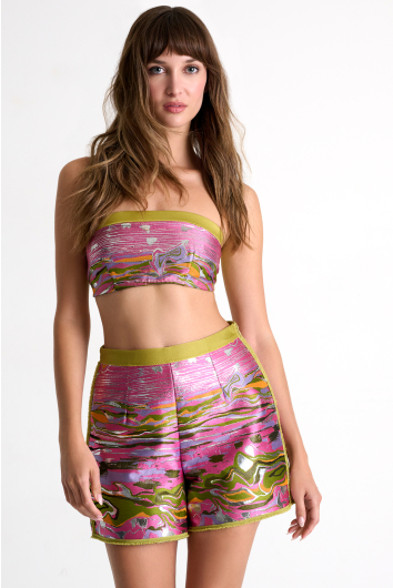 Luxury jacquard shorts
