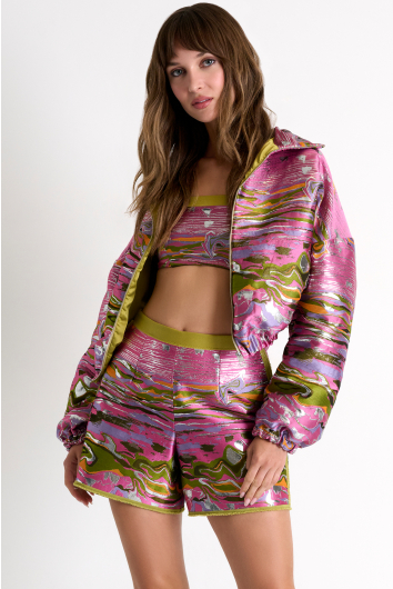 Luxurious jacquard jacket