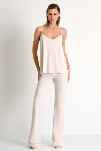 Pantalon à coupe évasée