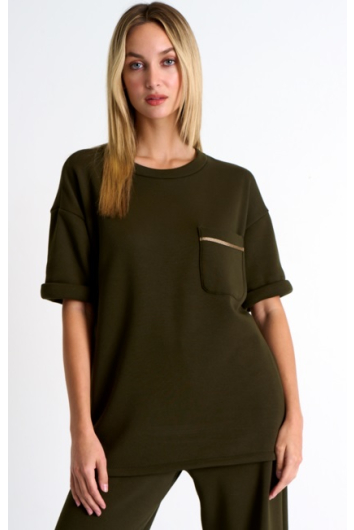 Haut à manches courtes