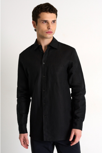 Chemise classique en lin