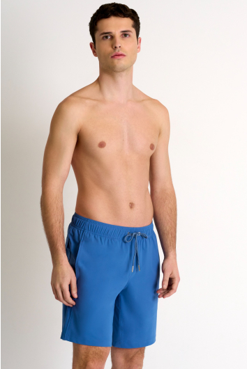 Maillot de bain extensible, coupe longue