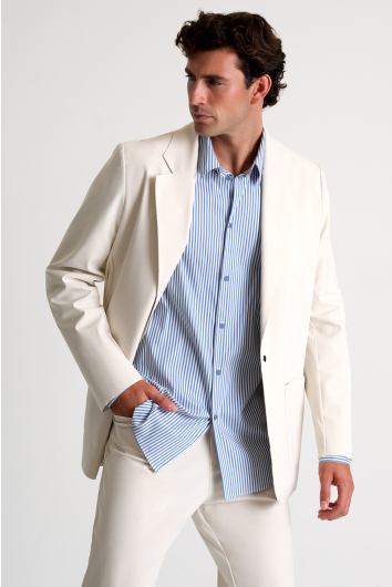 Structured jersey lycra blazer