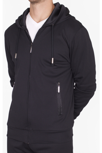 Versatile zip-up hoodie