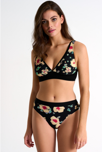 Mid-high waist bikini bottom