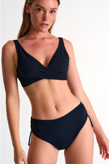 Mid rise bikini bottom