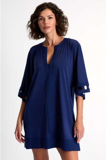 Lycra cover up with round cutouts
