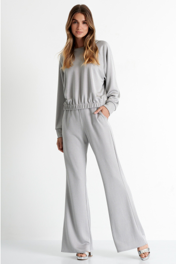 Pantalon à coupe évasée