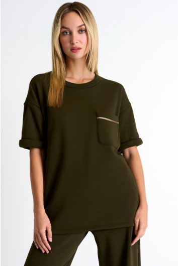 Lounge short sleeve top