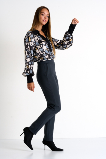 Pantalon à coupe droite