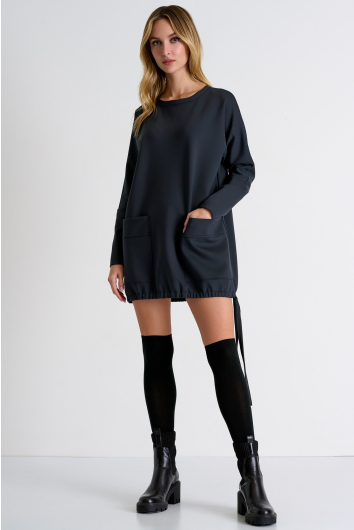 Haut à manches longues avec poches au devant