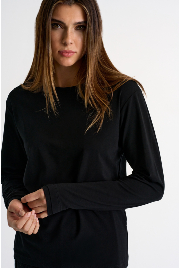 Modal long sleeve top