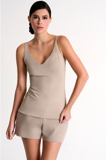 Camisole en jersey microfibre