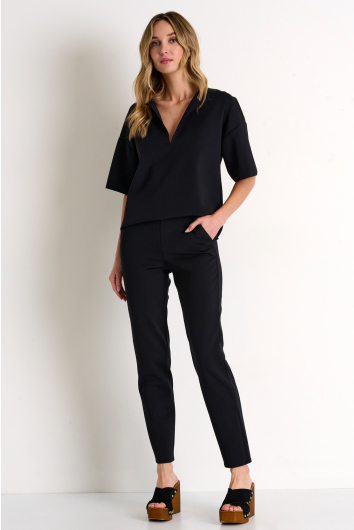 Pantalon à coupe droite