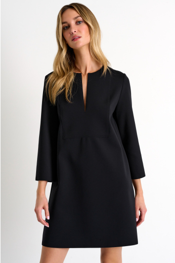 Flared sleeve dress