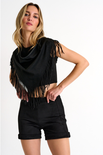 Fringe scarf