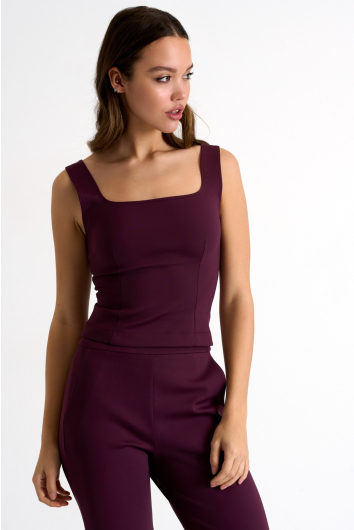 Bustier style tank top 