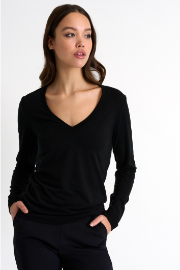 Modal long sleeve top