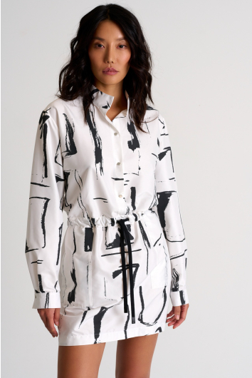 Casual long-sleeve dress