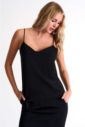 Bias-cut silk camisole