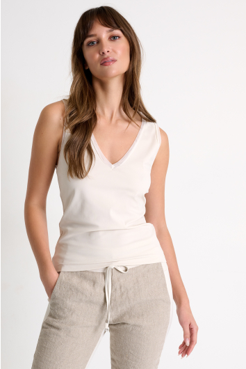 V-neck lycra camisole