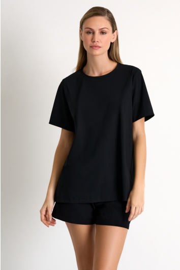 Short-sleeve lycra top