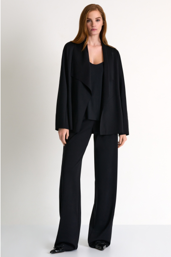 Loose-fit lapel jacket