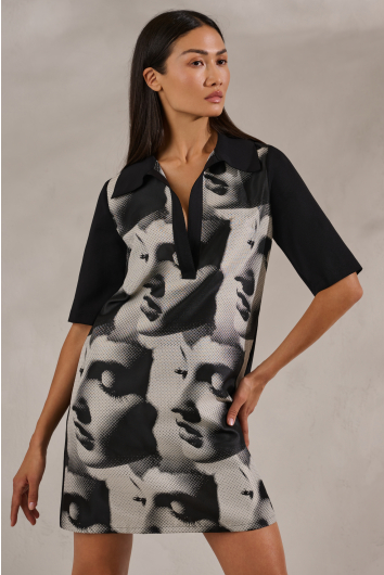 Jacquard Printed Dress