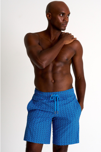 Long fit swim trunk