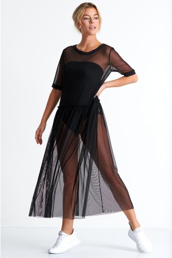 Long mesh dress