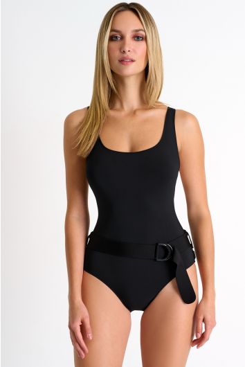 Belted one-piece 
