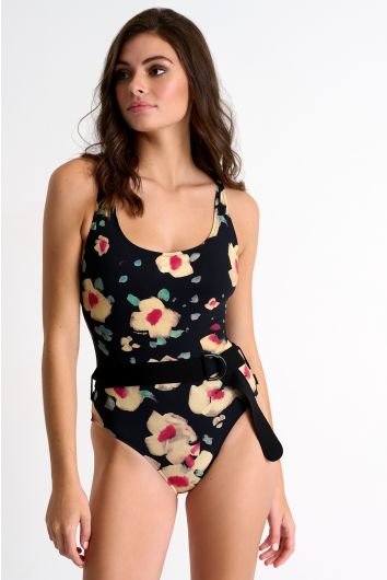 Belted one-piece 