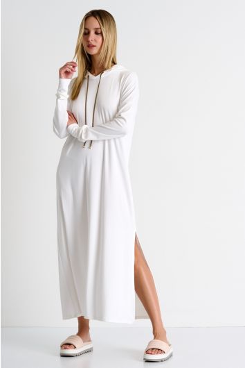 Long hooded dress